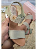 Sandalia Calce Fácil Modare Salto Baixo Bloco