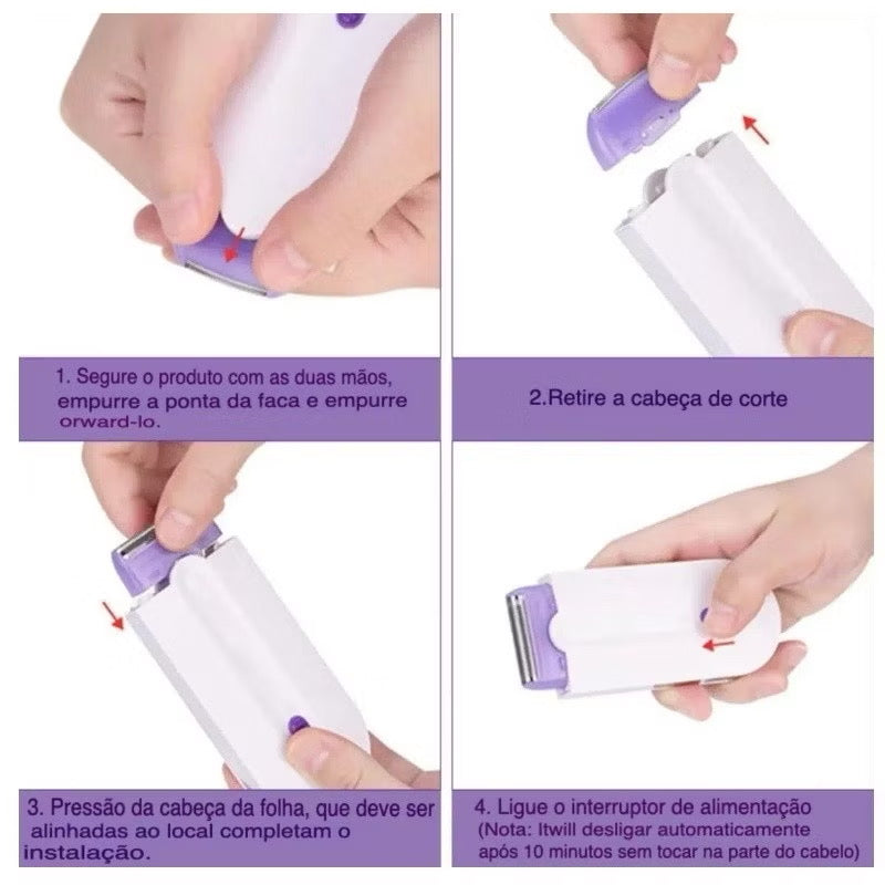 Depilador Indolor 2 em 1 - LaserFlex™