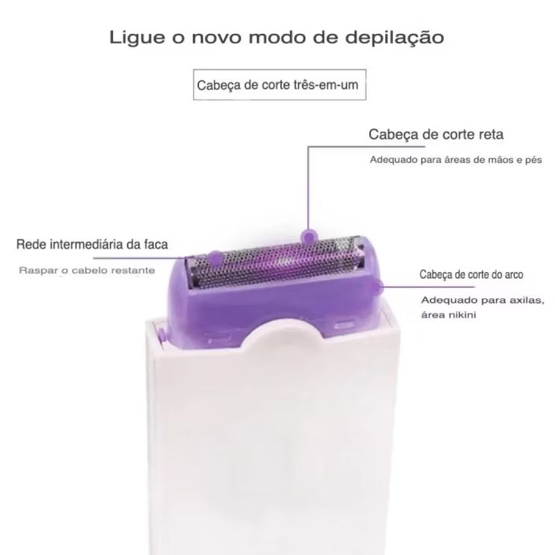 Depilador Indolor 2 em 1 - LaserFlex™